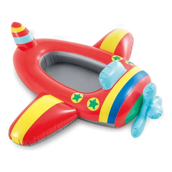 Flotador Inflable Intex Infantil Bote Avion Niños 3-6 Años