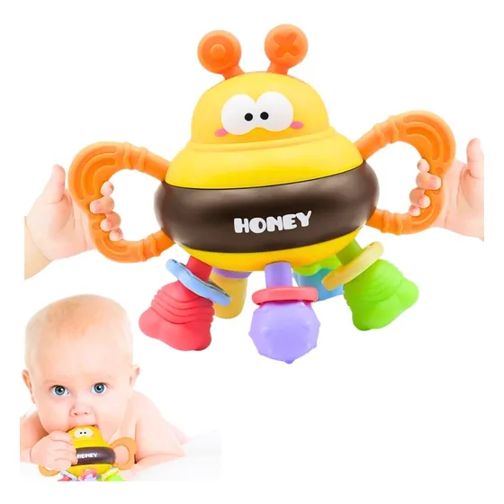 Juguete Mordedor Rasca Encías Para Bebe Montessori Sensorial