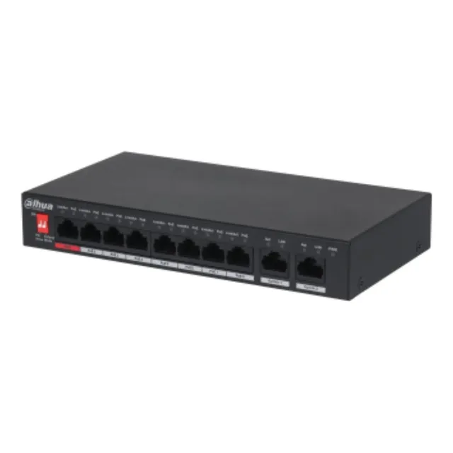 Switch Dahua Pfs3010-8et-96 / 10 Puertos Fast Ethernet