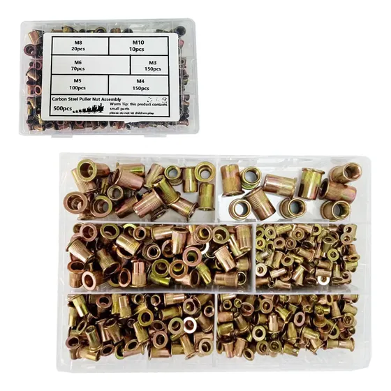 500 Tuercas Remachables De Acero Carbono M3 M4 M5 M6 M8 M10