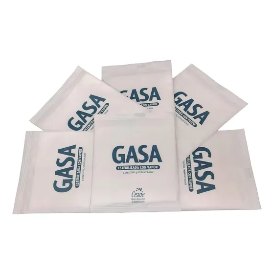 Gasas Estériles En Sobres, 100 Sobres De 10x10cm