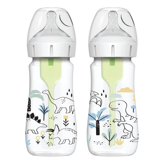 Set 2 Teteros Option+ Ba 9oz Decorado Dinosaurio - Dr. Brown