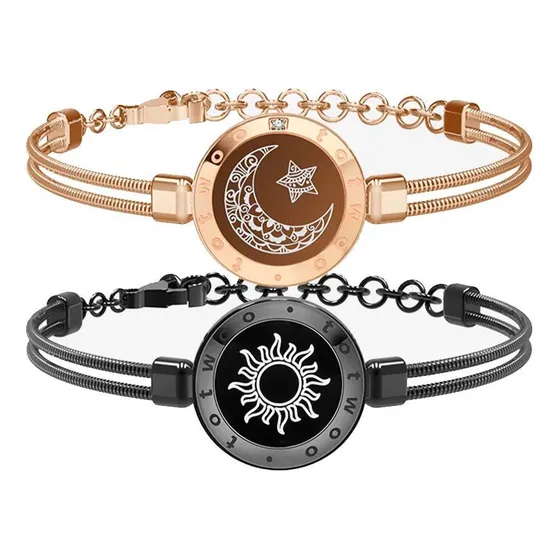 Pulseras para amigos novios y parejas Totwoo Snake Chain