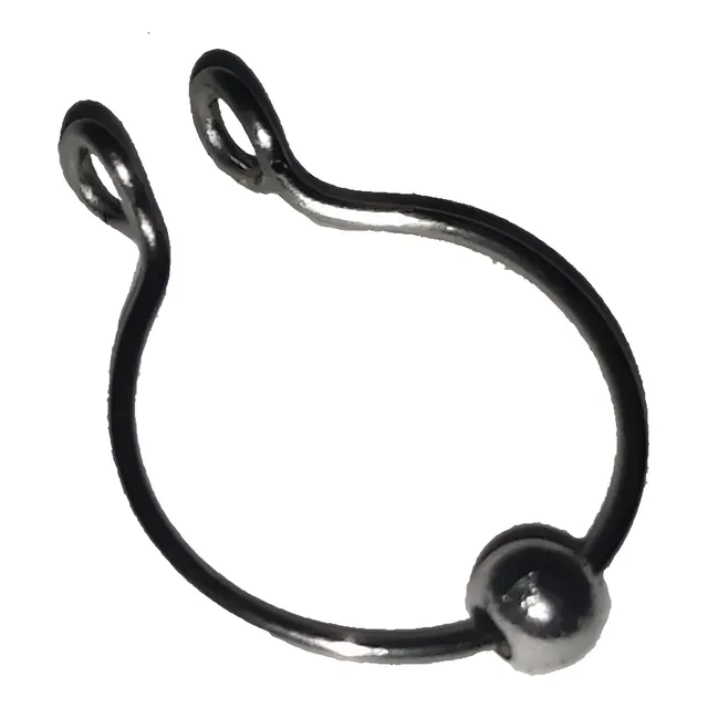 Falso Piercing Para Nariz Septum Acero Quirúrgico 