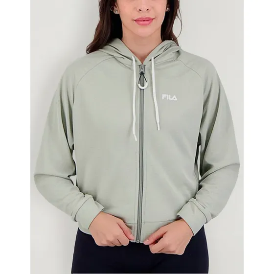 Campera Deportiva Dama Mujer Fila Correr Gimnasio Capucha