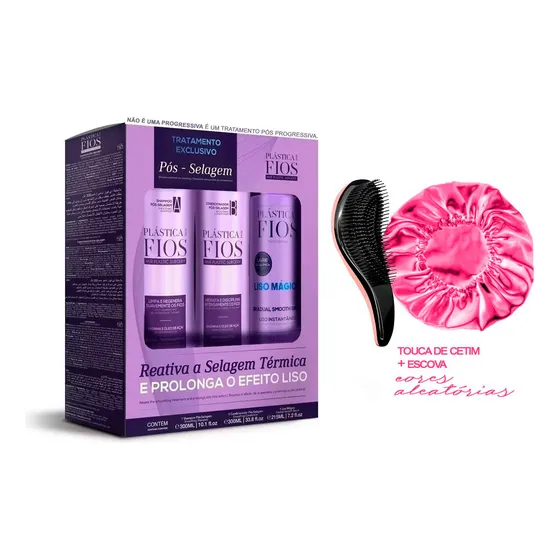 Kit Pós Progressiva Cadiveu Prolonga O Liso +touca/escova