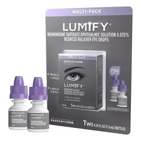 Lumify Gotas Para Ojos Rojos 2 Frascos 7.5ml