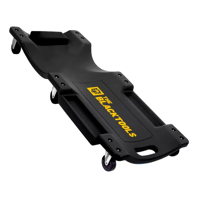 Carrinho Tipo Esteira Para Mecânico 150kg 6 Rodas C/ Encosto