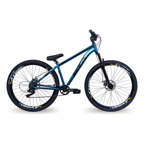 Bicicleta Freeride Gta Start 7v Single Freio A Disco Hid Sus Azul
