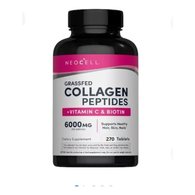 Neocell,super Colágeno +vitamina C+biotin,,360 Pastillas Usa Sin Sabor