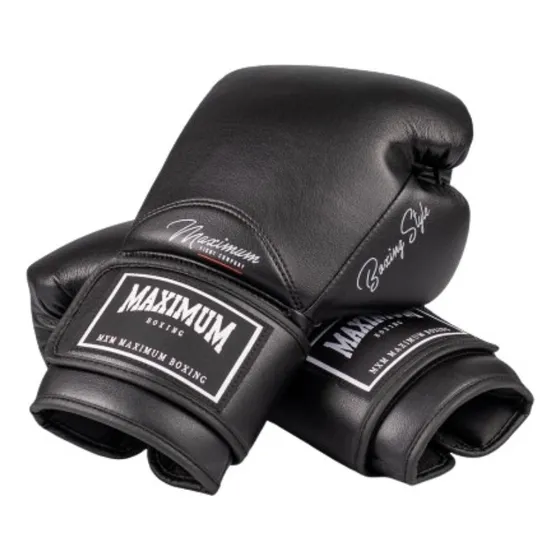 Luva De   Muay Thai E Boxe Maximum Classic Preto