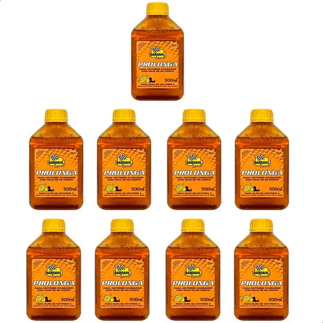 Kit 9 Aditivo Prolonga Óleo Bardahl Para Motores Cansados...