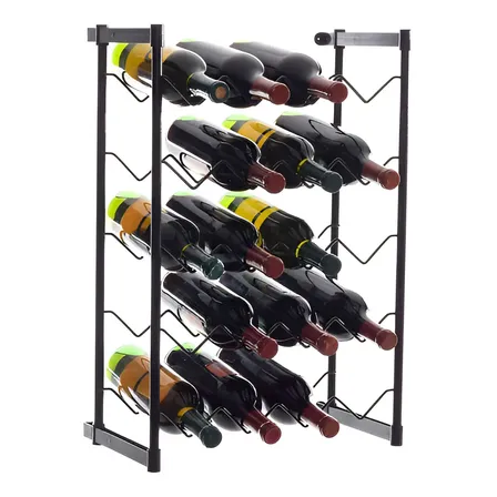 Mini Adega Aramado Metaltru para 20 garrafas de vinho