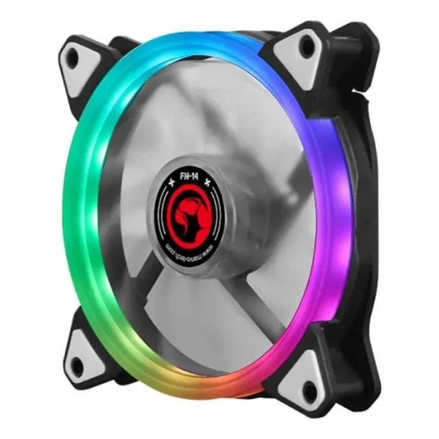 Enfriador Rgb Scorpion, 12 x 12 cm, 2,5 cm, Marvo Fn-14