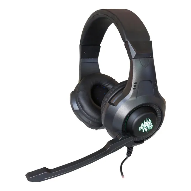Audífono Gamer Con Micrófono Hu-ch268 Hurricane  Mihaba
