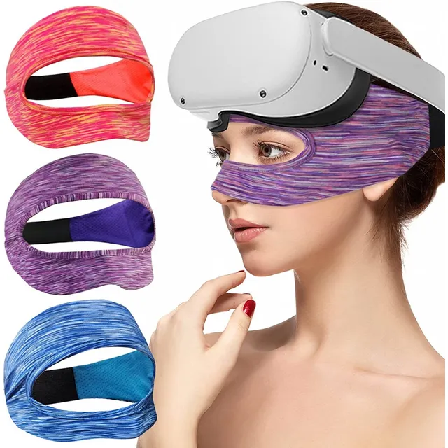 3 Pcs Máscaras Vr Máscara Suor Faixa Olhos Cobertura Facial