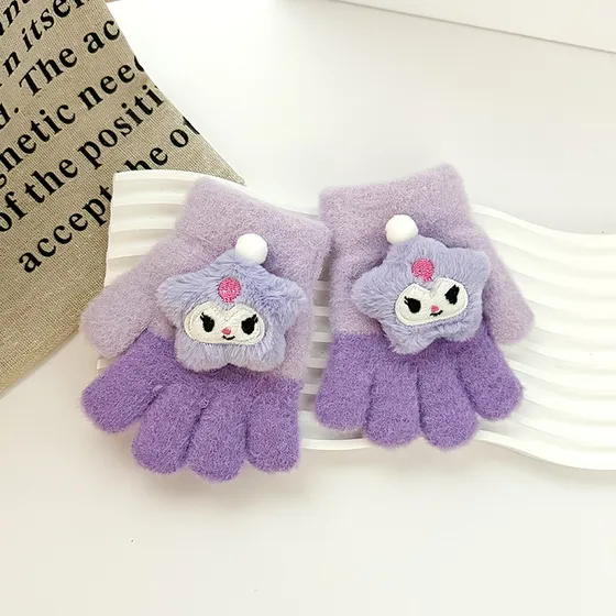Nuevos Guantes De Invierno Para Niños, De Felpa, Térmicos, E