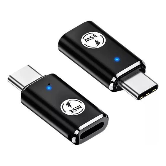 Adaptador Otg Usb Lightning To Tipo-c, 5 Gbps, 4 Piezas Negr