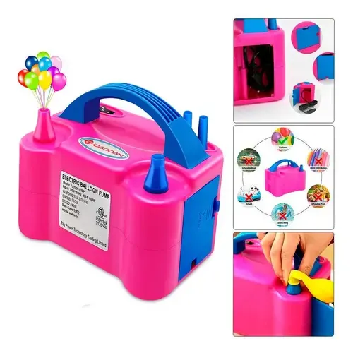Inflador De Globos Electrico Doble Boquilla De Aire Fiesta | Cuotas sin interés