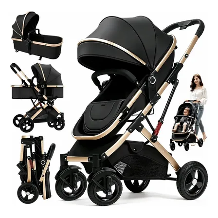 Carrinho De Bebê Passeio Reversivel Chique Conforto 3 Em 1