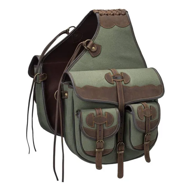 Tough-1 Bolsa Lona Detall Cuero