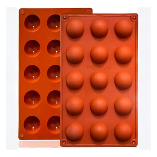 Forma De Silicone Esferas Doces Finos 4x2,5cm Forma De Silicone Esferas Doces Finos 4x2,5cm