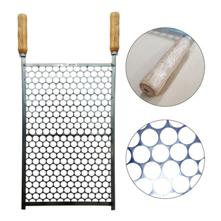 Grelha Moeda Em Inox P/ Churrasco Chapa Grossa 30 X 50cm Grelha Moeda Em Inox P/ Churrasco Chapa Grossa 30 X 50cm