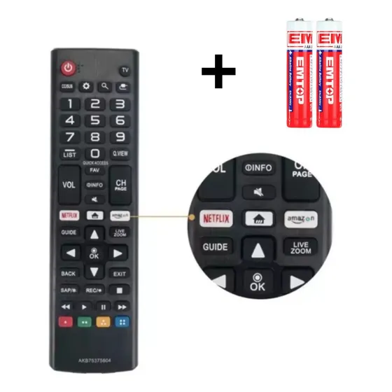 Control Remoto Tv LG Smart Netflix Amazon 4k Web