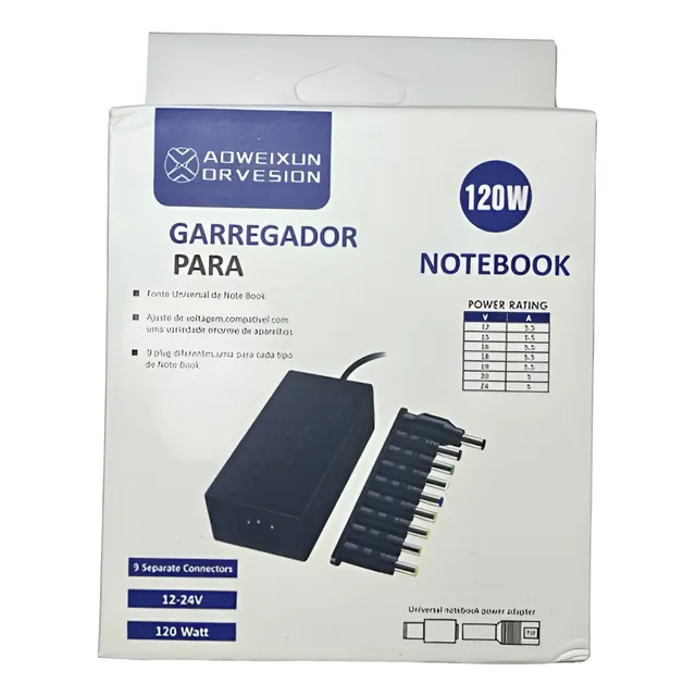 Cargador Universal 120w 24v 4a Para Notebook 220v