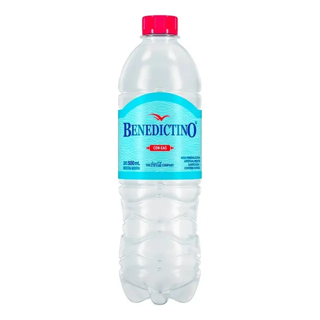 Agua Benedictino Con Gas 500ml Pack X 6 Unidades