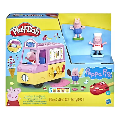 Play Doh Camion De Helados De Peppa Pig F3597 Set Masas Color Rosa