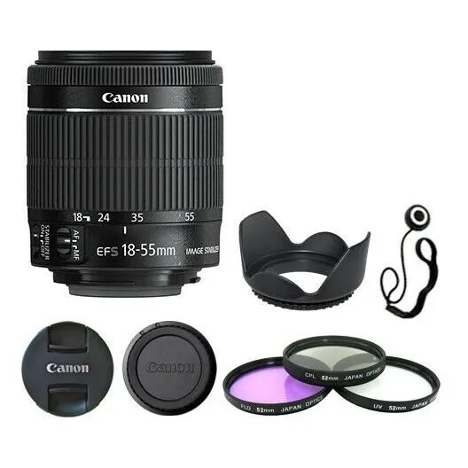 Lente Para Camara Cannon Ef-s 18-55mm F/3.5-5.6 Is Stm
