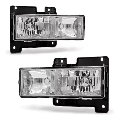 Faro Delantero Chevrolet Grand Blazer Fondo Negro 1999-2002