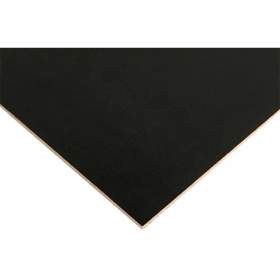Fibroplus Fondo Melamina Negro 3mm Masisa 260 X 183 Cm
