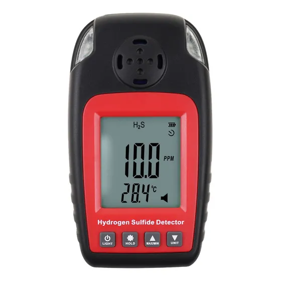 Detector Portátil De Sulfuro Hidrógeno H2s Monitor 0-100ppm