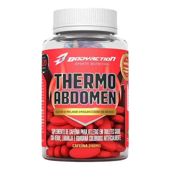 Termogênico 120 Cápsulas Thermo Abdomen - Body Action