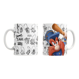 Taza Sam Bigotes - Looney Tunes Cerámica Yosemite Sam Taza Sam Bigotes - Looney Tunes Cerámica Yosemite Sam
