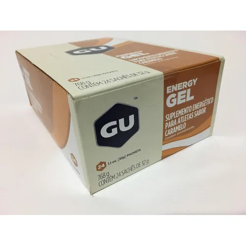 Gu Energy Gel Carboidrato Caramelo Caixa Com 24 Sachês