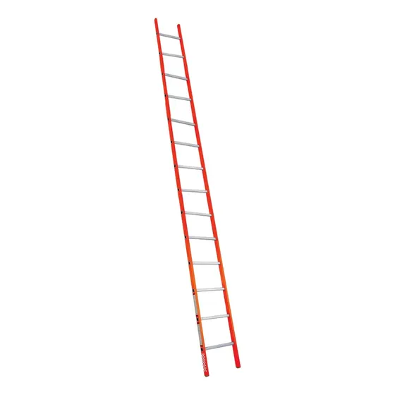 Escalera Recta Fibra De Vidrio 3.96m 14 Escalones 175kg Dial
