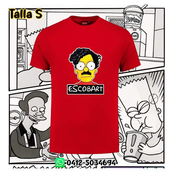 Franela De Escobart Camisa Personalizada Entrega Inmediata