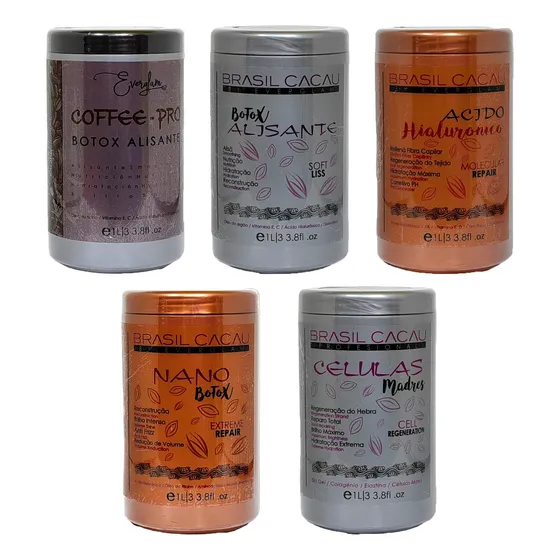 Kit X3 Crema Nano/alisante/celulas Madres/acido Hialuronico