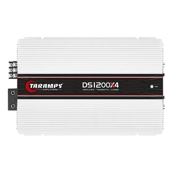 Modulo Taramps 4 Canais 1200w Rms Ds1200.4 2 Ohms 