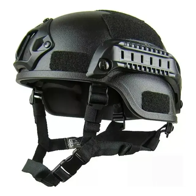 Casco Táctico Con Orejeras Para Motorizado O Deporte