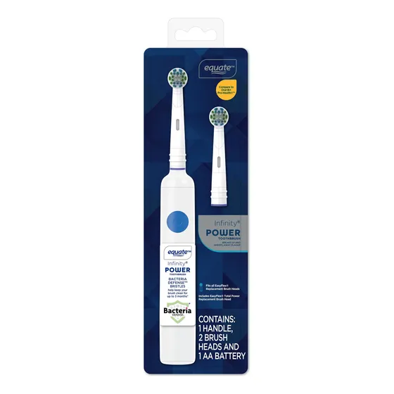 Cepillo Dental Electrico Equate Infinity Power + Repuesto