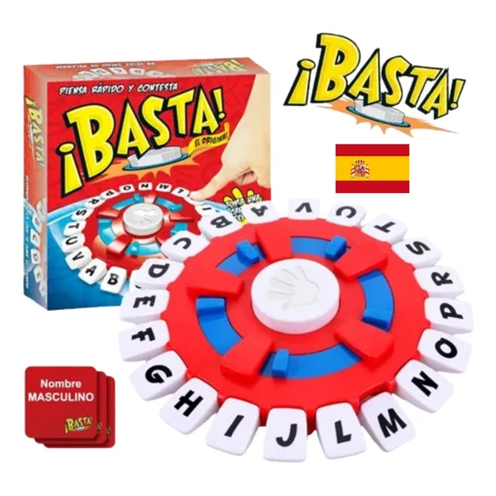 Basta Juego De Mesa Palabras Español Interactivo