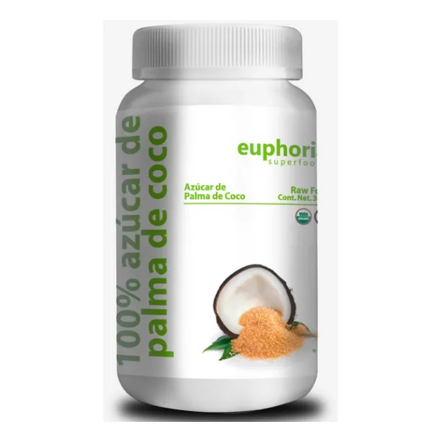 Azucar De Palma De Coco Orgánico 300g Euphoria Superfoods