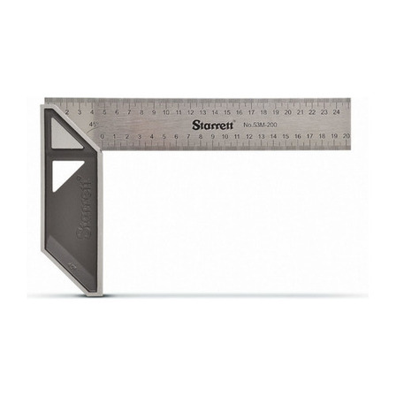 Esquadro Para Carpinteiro Com Cabo Alumínio 300mm Starrett Esquadro Para Carpinteiro Com Cabo Alumínio 300mm Starrett