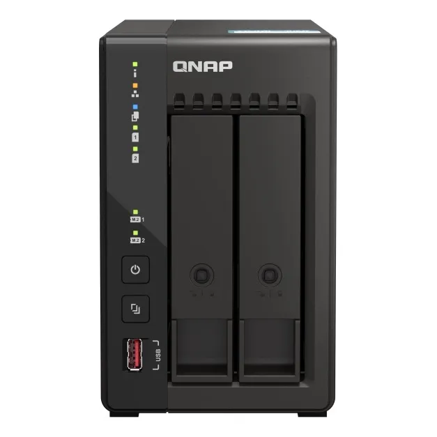 Servidor Nas Qnap Intel Celeron 4core J6412 2 Bahías 8gb Ram