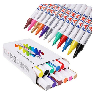 Marcadores De Pintura Acrílica 12 Piezas Marcadores De Pintura Acrílica 12 Piezas