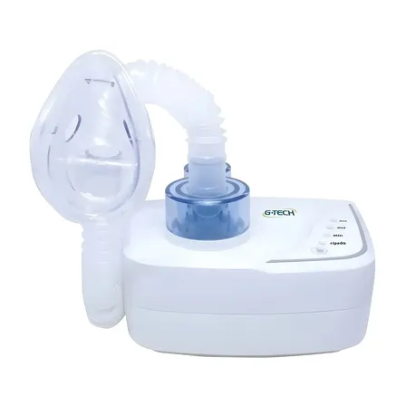 Nebulizador Ultrassônico G-Tech Silêncio Ultraneb Desk 2 para Tratamento Respiratório Branco